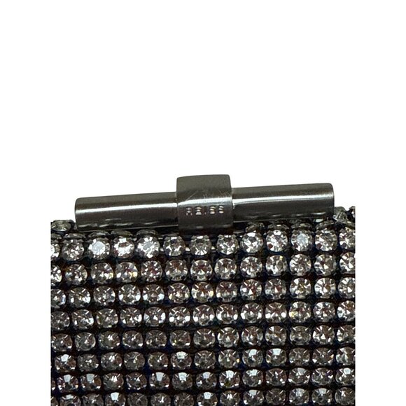Reiss Adaline Crystal Bead Clutch Handbag Cross Body Purse Lined Vintage Style - Picture 4 of 13